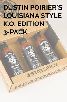 Dustin Poirier Hot Sauce - KO Edition 3 Pack F3