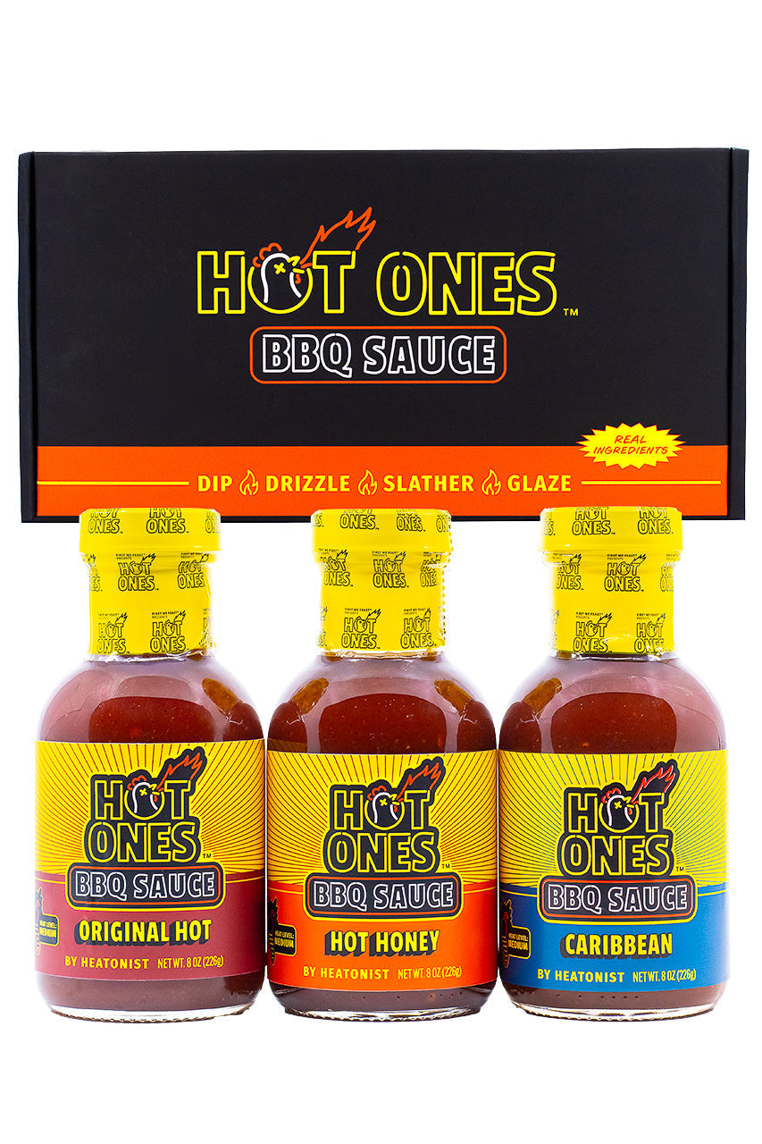 Hot Ones BBQ Trio Pack (Original / Hot Honey / Caribbean) S6