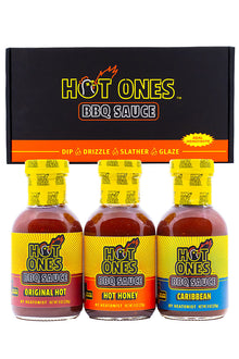 Hot Ones BBQ Trio Pack (Original / Hot Honey / Caribbean) S6