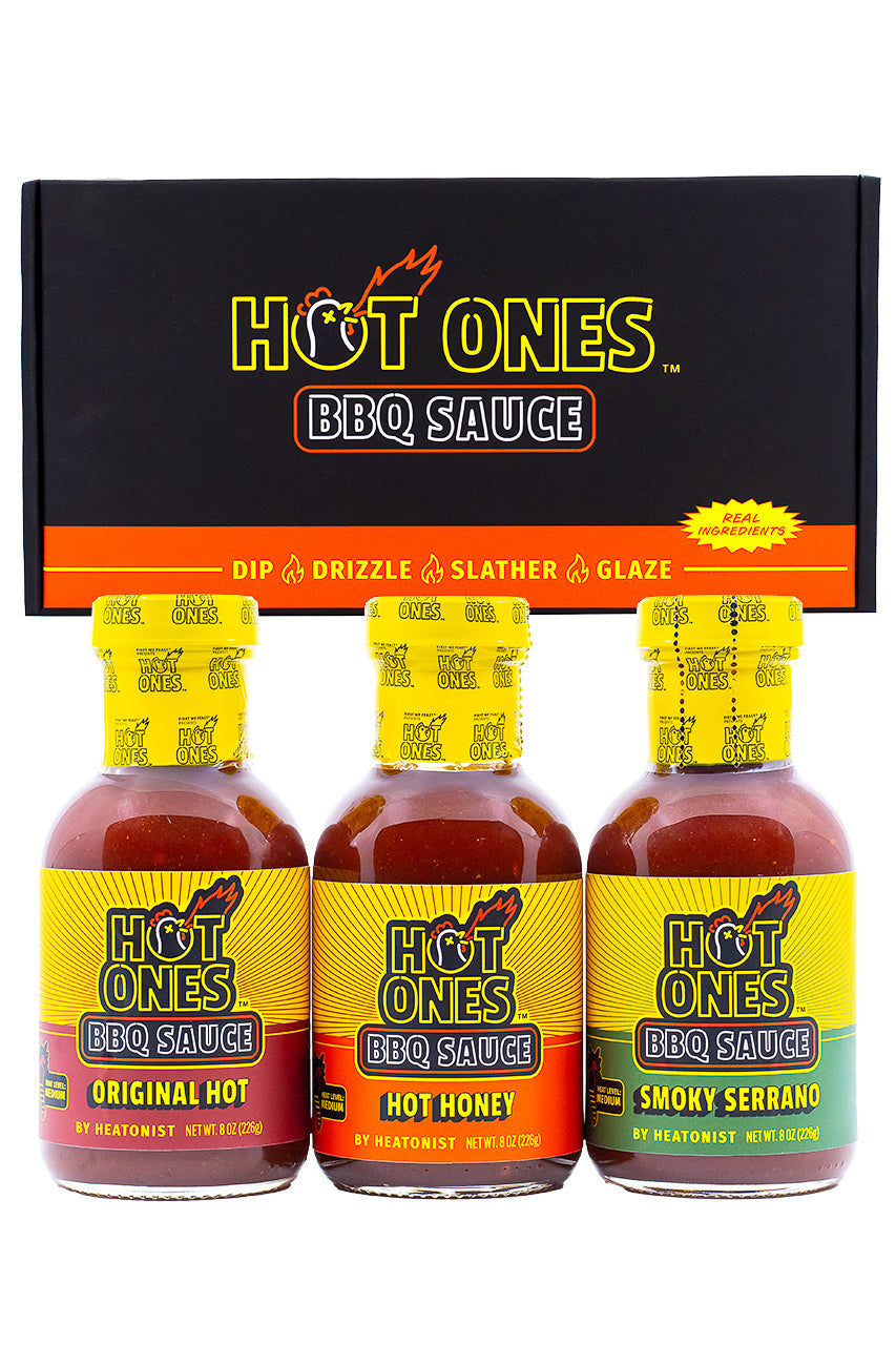 Hot Ones BBQ Trio Pack (Original / Hot Honey / Smoked Serrano) R0
