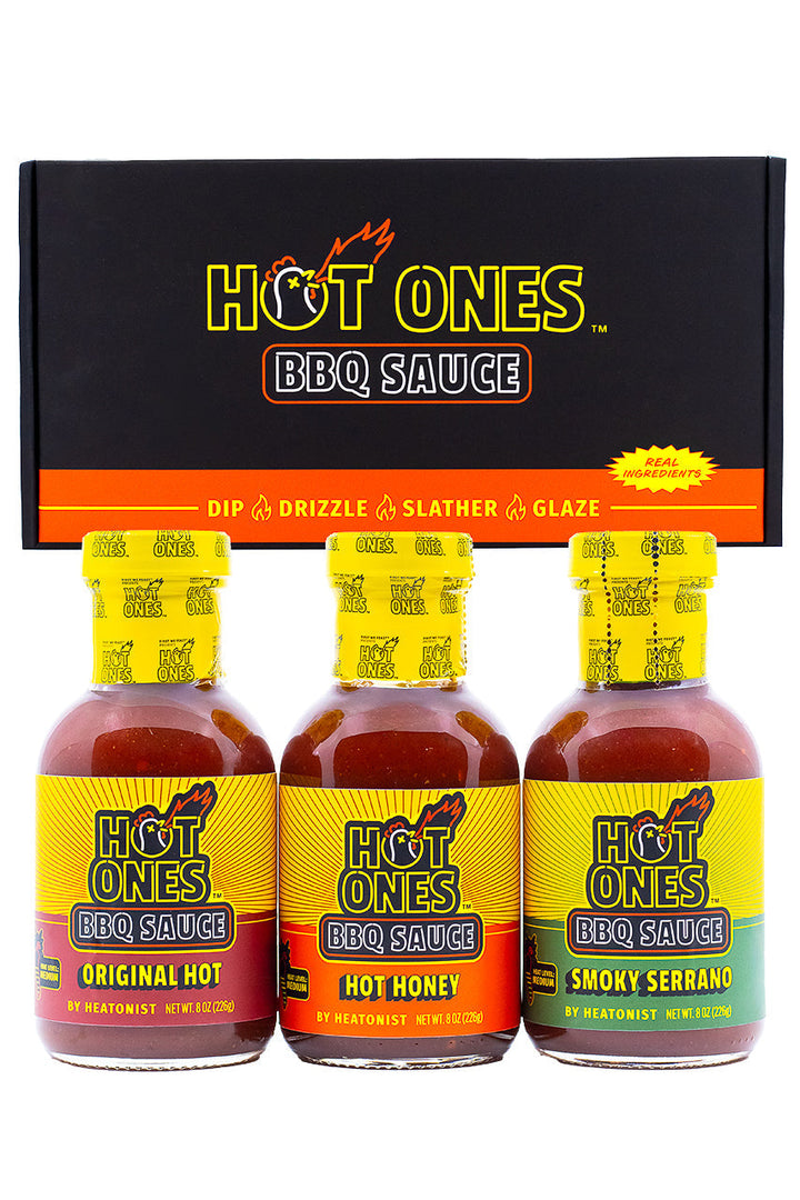 Hot Ones BBQ Trio Pack (Original / Hot Honey / Smoked Serrano) R0