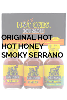 Hot Ones BBQ Trio Pack (Original / Hot Honey / Smoked Serrano) R0
