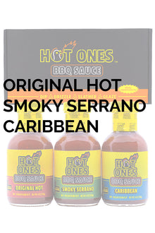 Hot Ones BBQ Trio Pack (Original / Smoked Serrano / Caribbean) S1