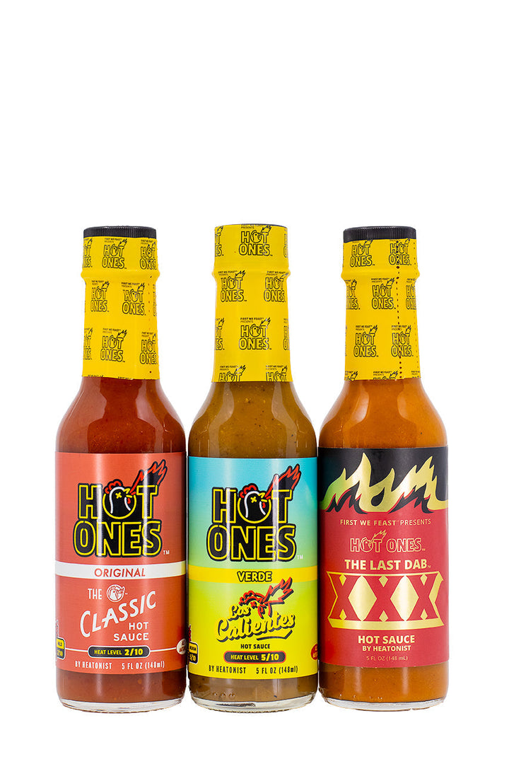 Hot Ones Trio Pack - Original | Hot Ones Hot Sauce O5