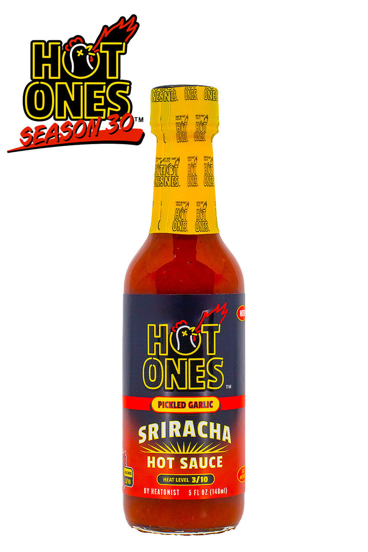 Pickled Garlic Sriracha | Hot Ones Hot Sauce M5