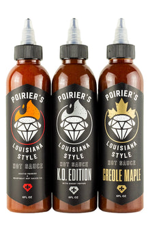 Poirier's Louisiana Style Hot Sauce Trio Pack | Dustin Poirier’s Louisiana Style O6